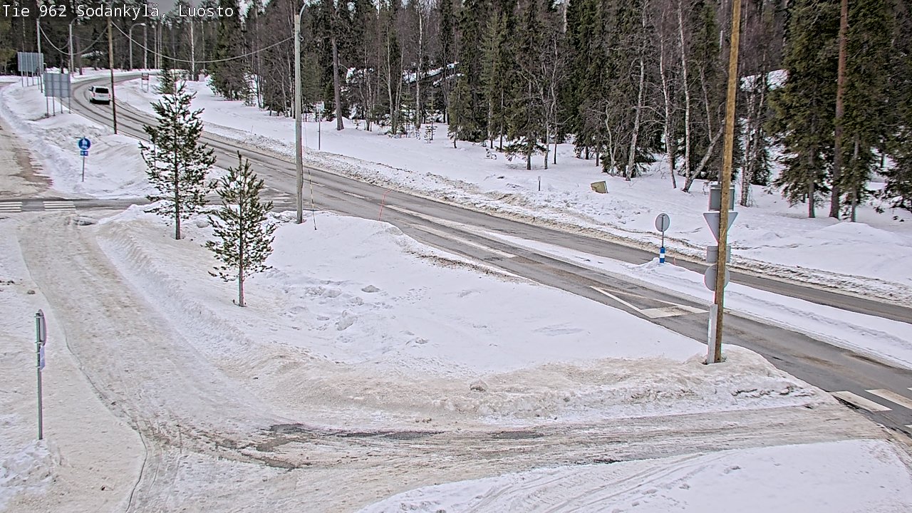 Weather Camera Image Road 962 Sodankylä, Luosto, Sodankylä, Lappi