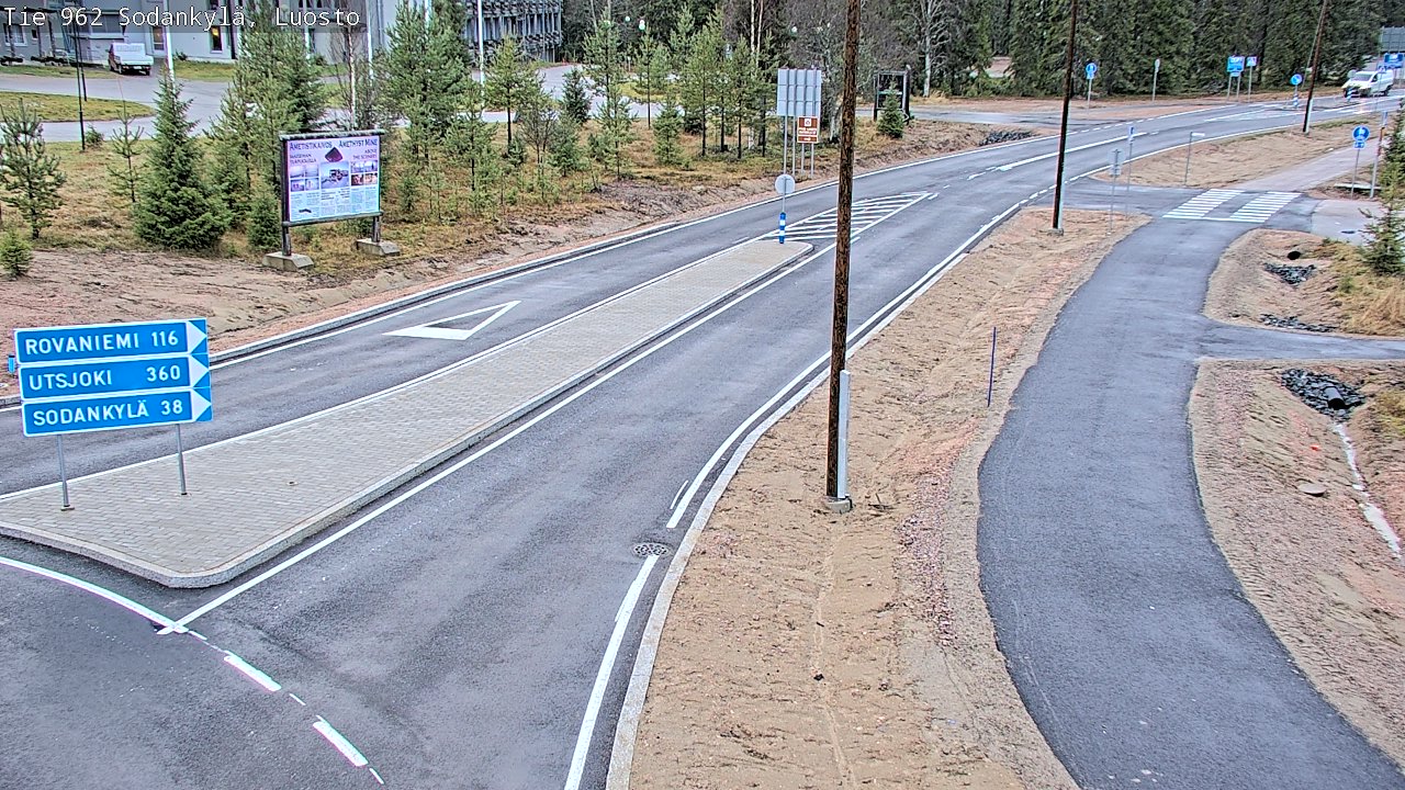 Kelikamerat Kuva Tie 962 Sodankylä, Luosto, Sodankylä, Lappi