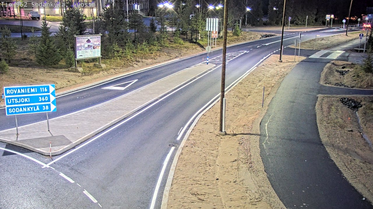 Kelikamerat Kuva Tie 962 Sodankylä, Luosto, Sodankylä, Lappi