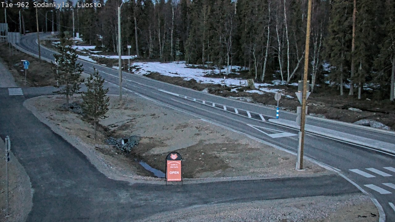 Weather Camera Image Väg 962 Sodankylä, Luosto, Sodankylä, Lappi