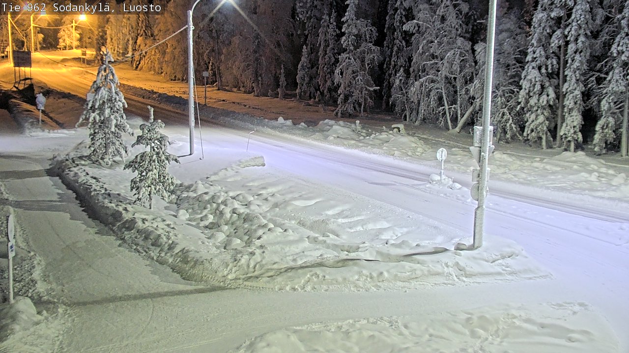 Kelikamerat Kuva Tie 962 Sodankylä, Luosto, Sodankylä, Lappi