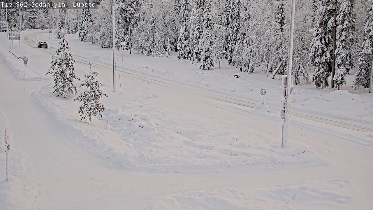 Kelikamerat Kuva Tie 962 Sodankylä, Luosto, Sodankylä, Lappi