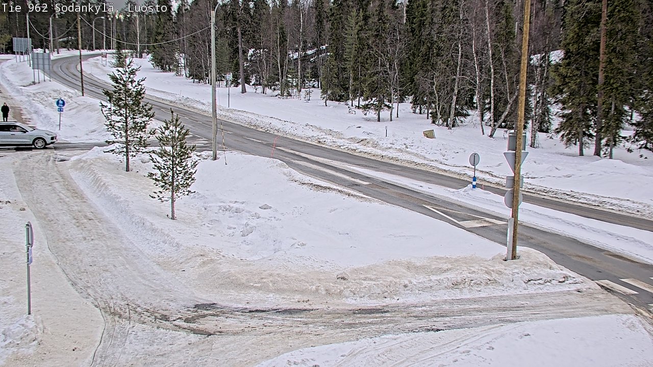 Weather Camera Image Road 962 Sodankylä, Luosto, Sodankylä, Lappi