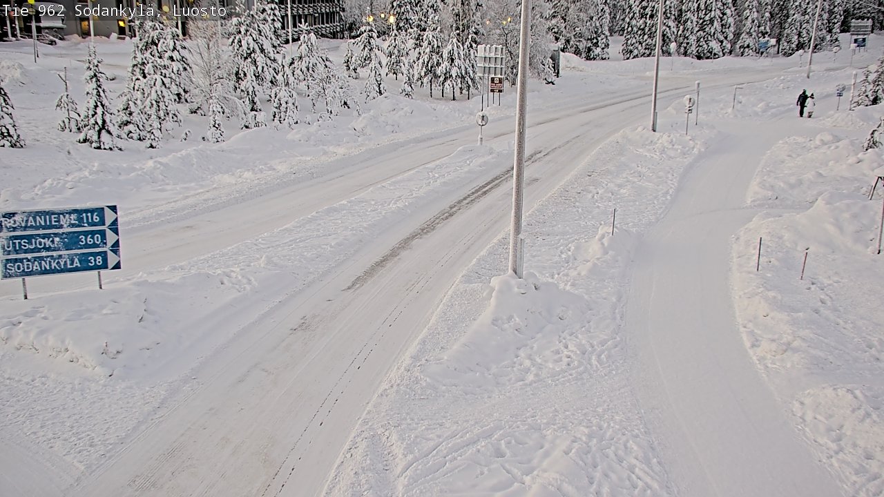 Kelikamerat Kuva Tie 962 Sodankylä, Luosto, Sodankylä, Lappi