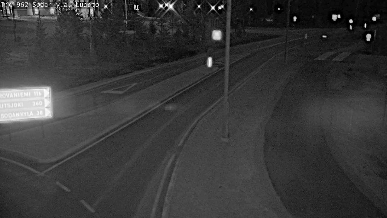 Weather Camera Image Road 962 Sodankylä, Luosto, Sodankylä, Lappi