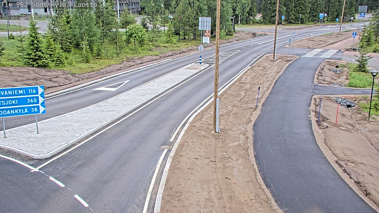 Kelikamerat Kuva Tie 962 Sodankylä, Luosto, Sodankylä, Lappi