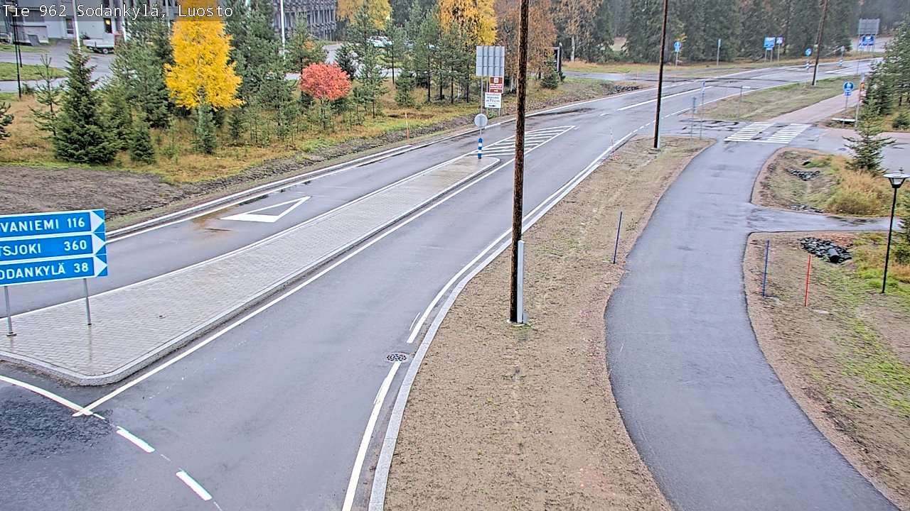 Weather Camera Image Väg 962 Sodankylä, Luosto, Sodankylä, Lappi