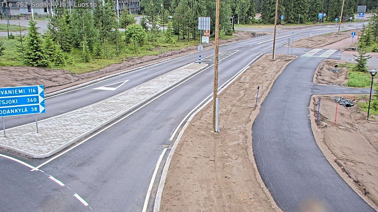 Kelikamerat Kuva Tie 962 Sodankylä, Luosto, Sodankylä, Lappi