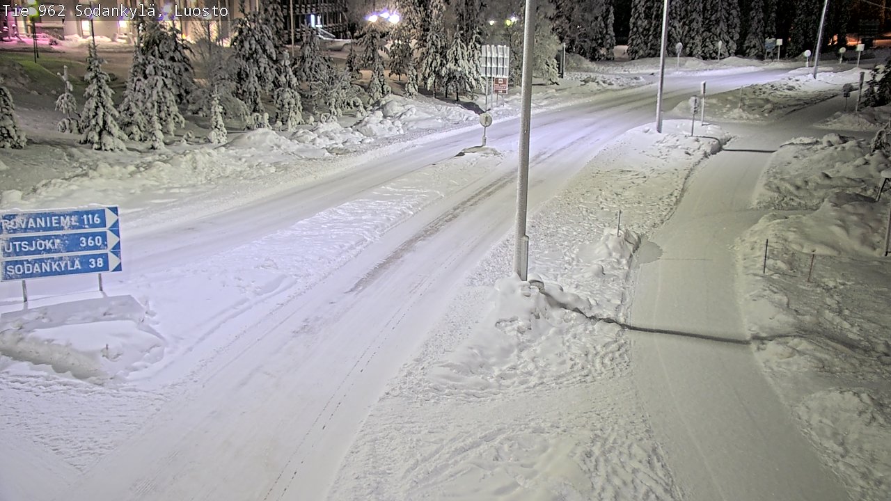 Kelikamerat Kuva Tie 962 Sodankylä, Luosto, Sodankylä, Lappi