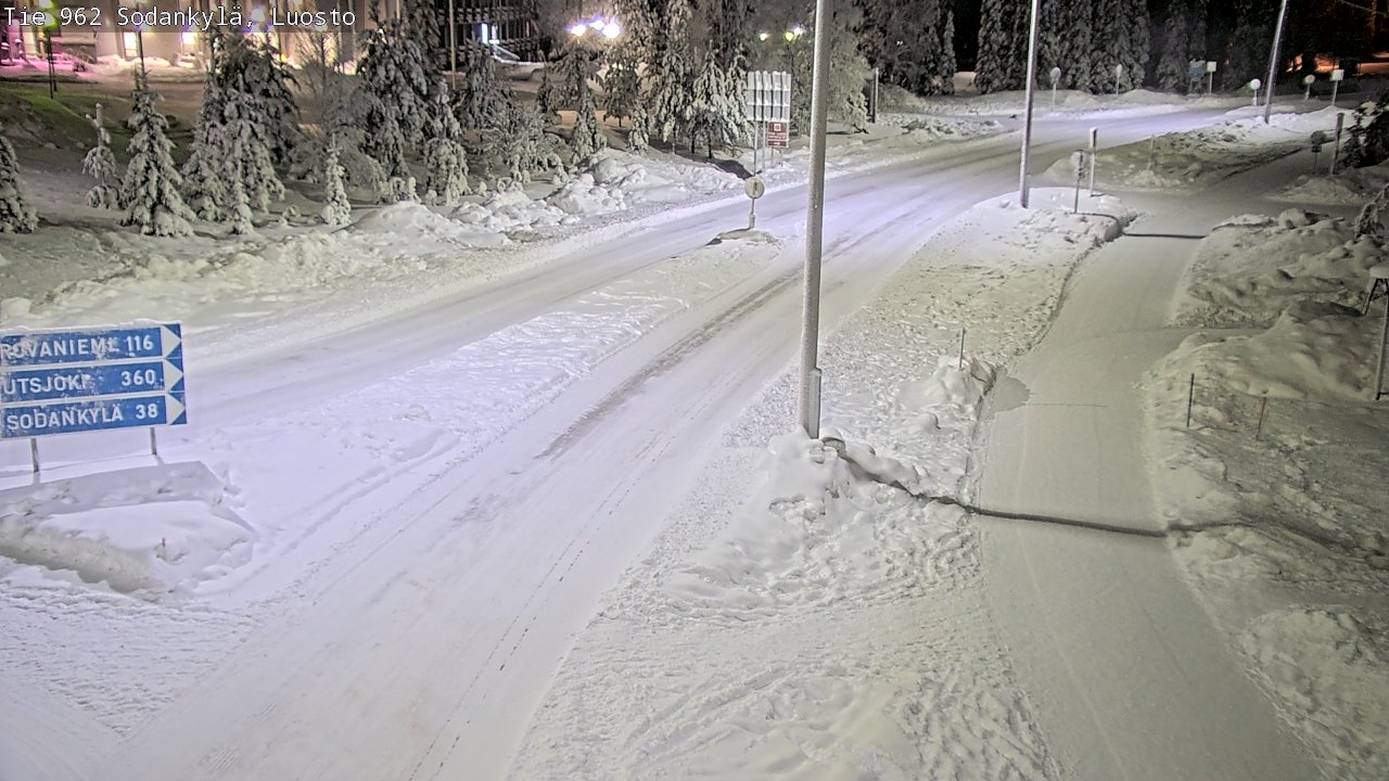 Kelikamerat Kuva Tie 962 Sodankylä, Luosto, Sodankylä, Lappi