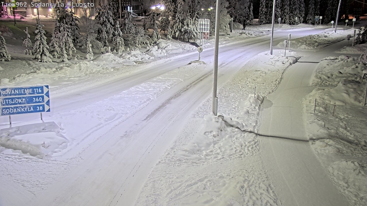 Kelikamerat Kuva Tie 962 Sodankylä, Luosto, Sodankylä, Lappi