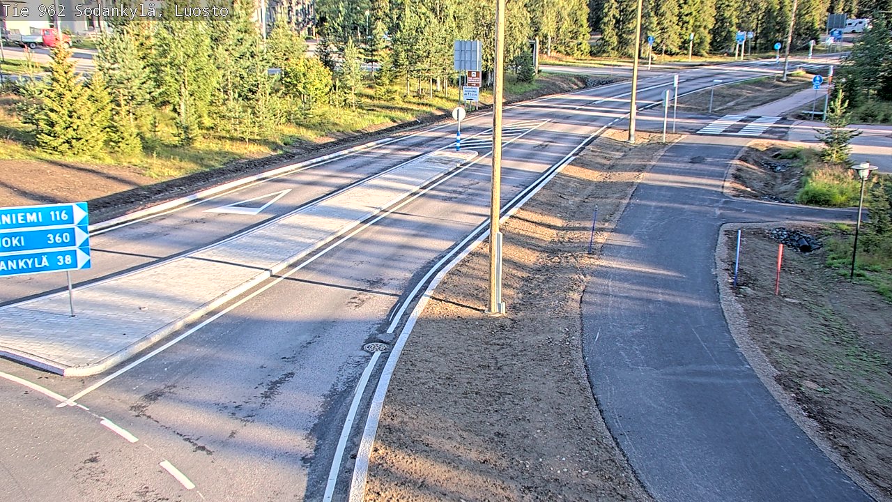 Weather Camera Image Väg 962 Sodankylä, Luosto, Sodankylä, Lappi