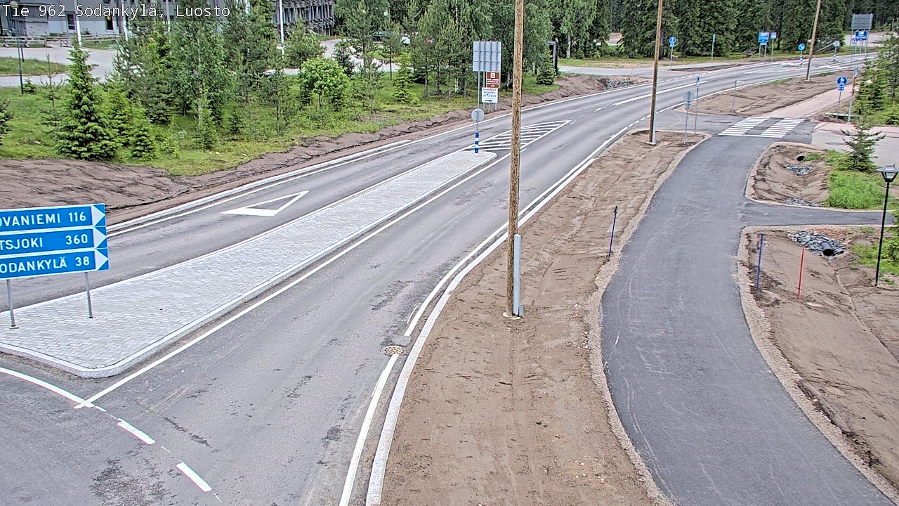 Kelikamerat Kuva Tie 962 Sodankylä, Luosto, Sodankylä, Lappi