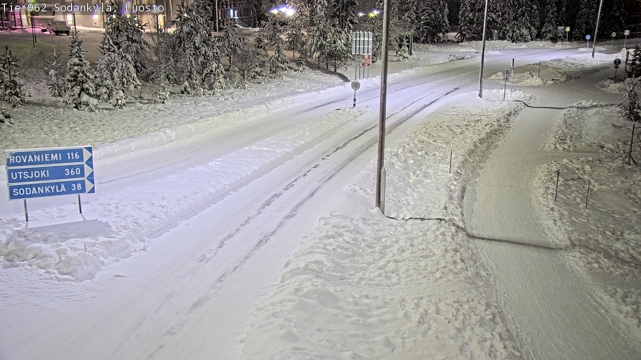 Kelikamerat Kuva Tie 962 Sodankylä, Luosto, Sodankylä, Lappi