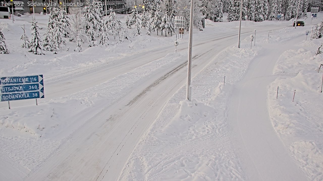 Kelikamerat Kuva Tie 962 Sodankylä, Luosto, Sodankylä, Lappi