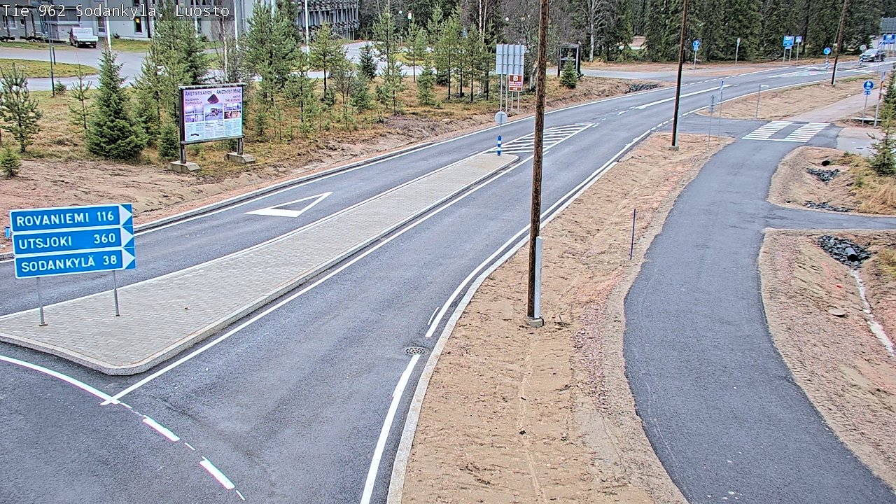 Kelikamerat Kuva Tie 962 Sodankylä, Luosto, Sodankylä, Lappi