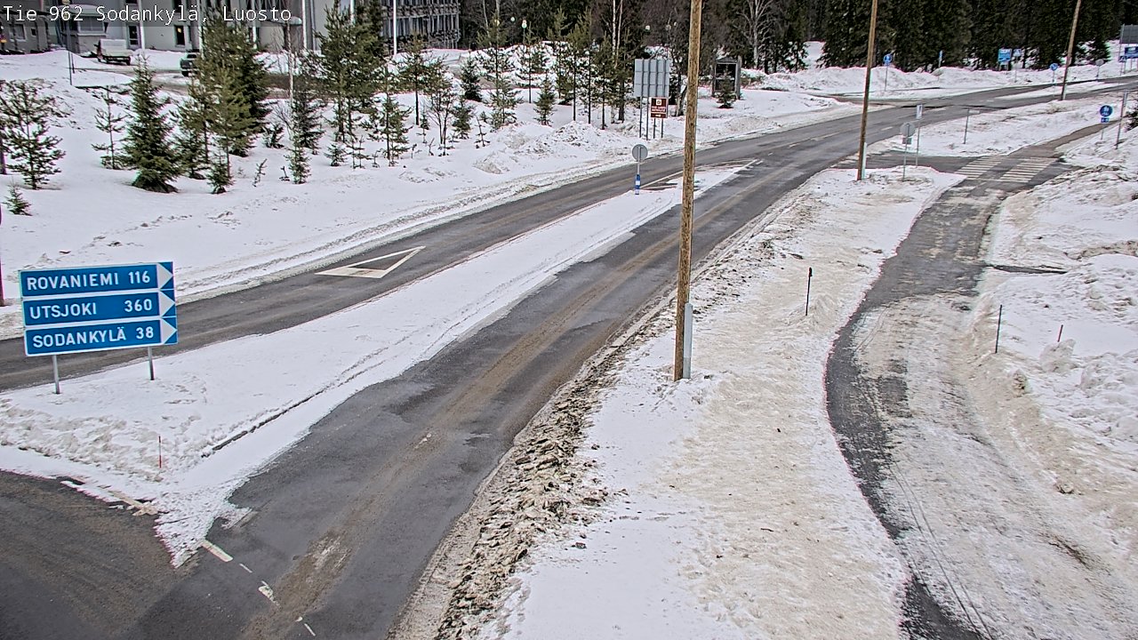 Kelikamerat Kuva Tie 962 Sodankylä, Luosto, Sodankylä, Lappi
