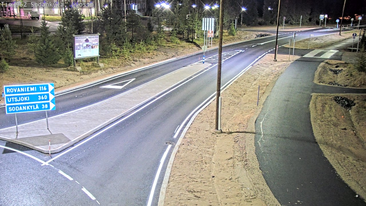 Kelikamerat Kuva Tie 962 Sodankylä, Luosto, Sodankylä, Lappi