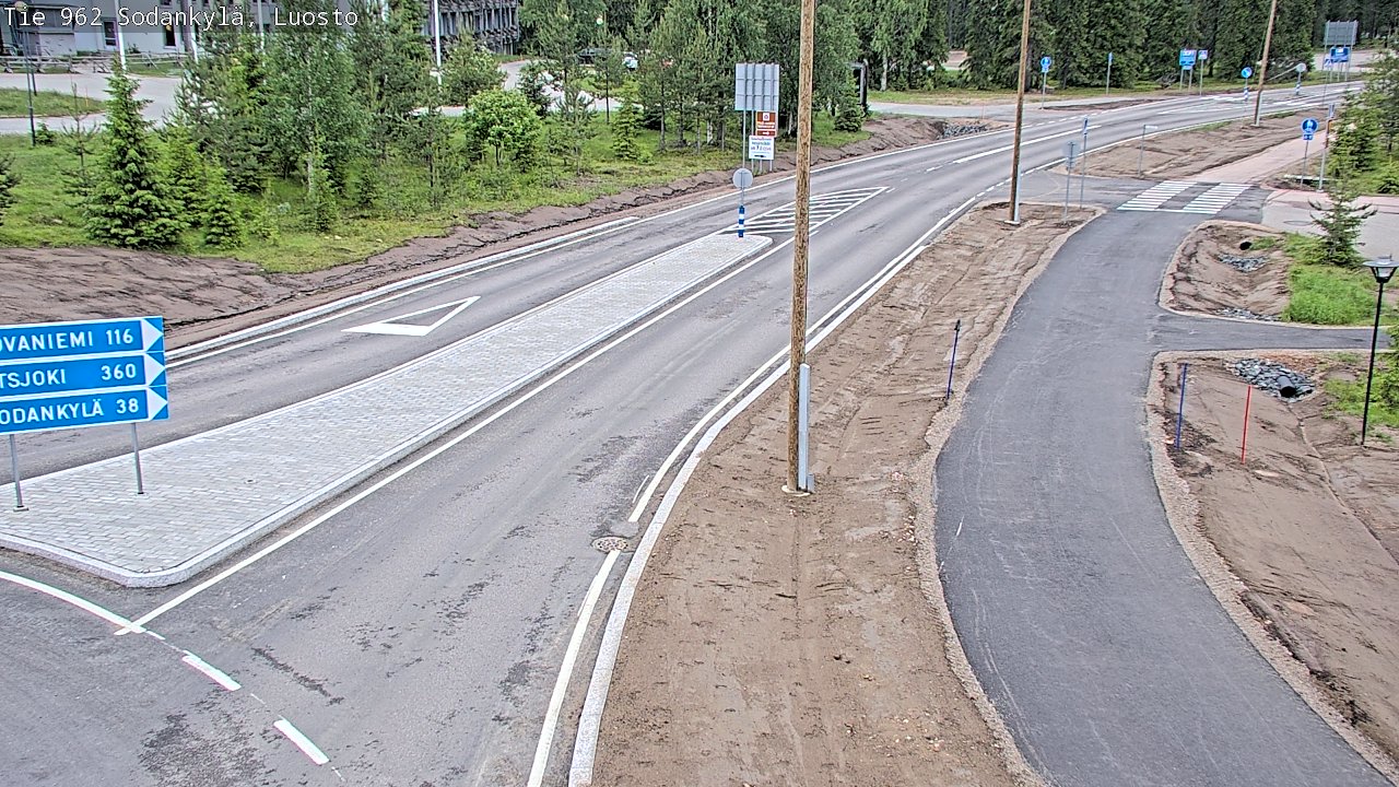 Kelikamerat Kuva Tie 962 Sodankylä, Luosto, Sodankylä, Lappi