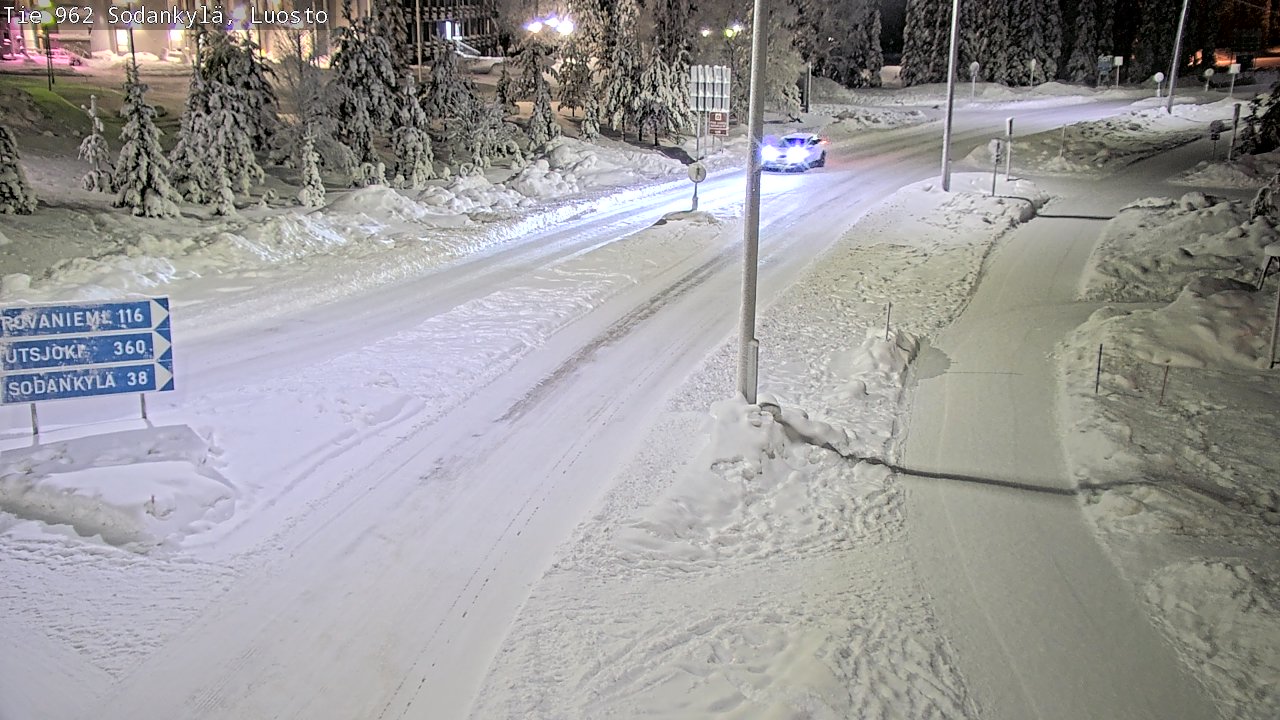 Kelikamerat Kuva Tie 962 Sodankylä, Luosto, Sodankylä, Lappi