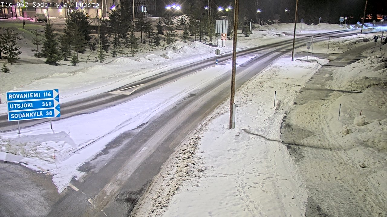 Kelikamerat Kuva Tie 962 Sodankylä, Luosto, Sodankylä, Lappi