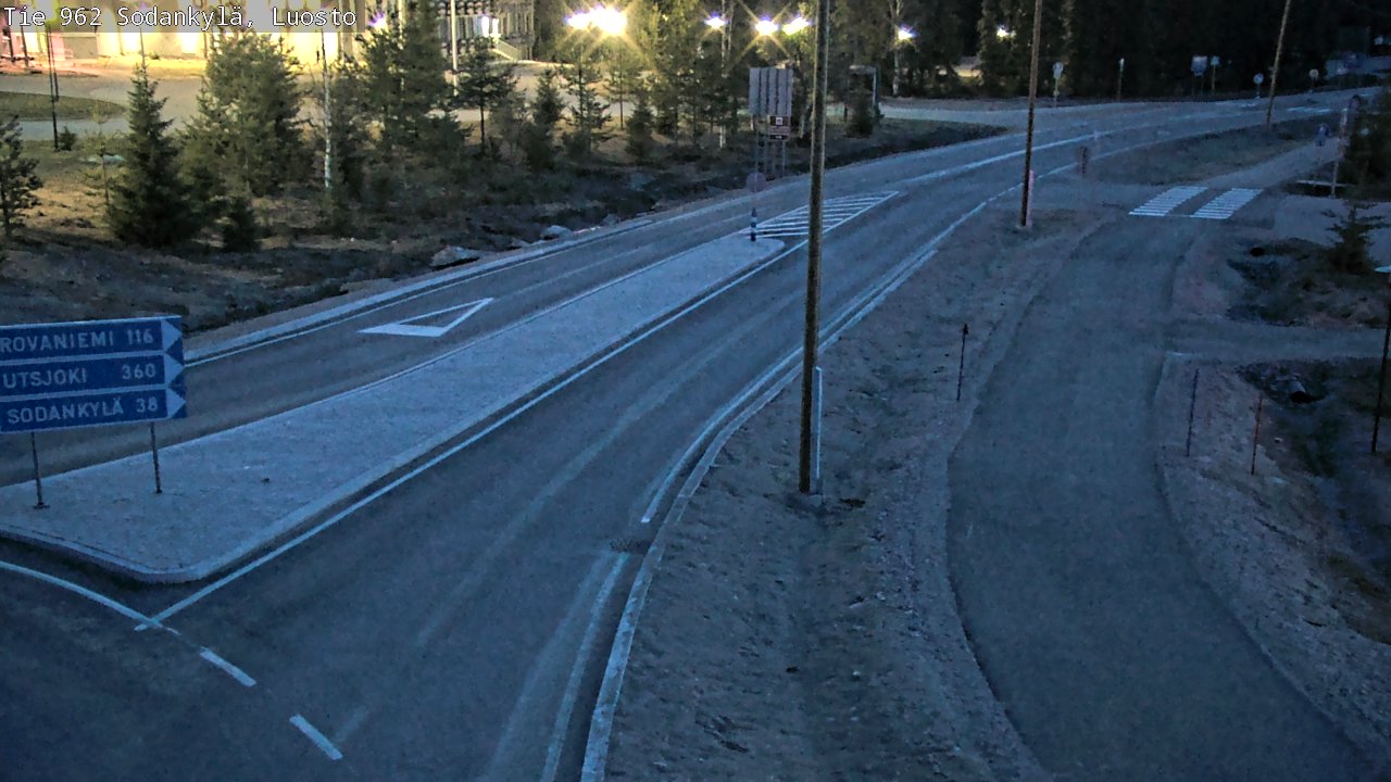 Weather Camera Image Road 962 Sodankylä, Luosto, Sodankylä, Lappi