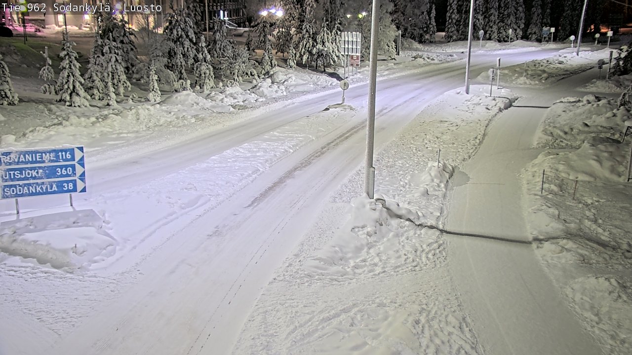 Kelikamerat Kuva Tie 962 Sodankylä, Luosto, Sodankylä, Lappi