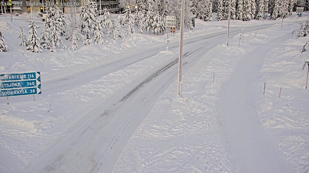 Kelikamerat Kuva Tie 962 Sodankylä, Luosto, Sodankylä, Lappi