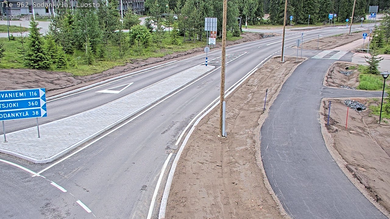Kelikamerat Kuva Tie 962 Sodankylä, Luosto, Sodankylä, Lappi