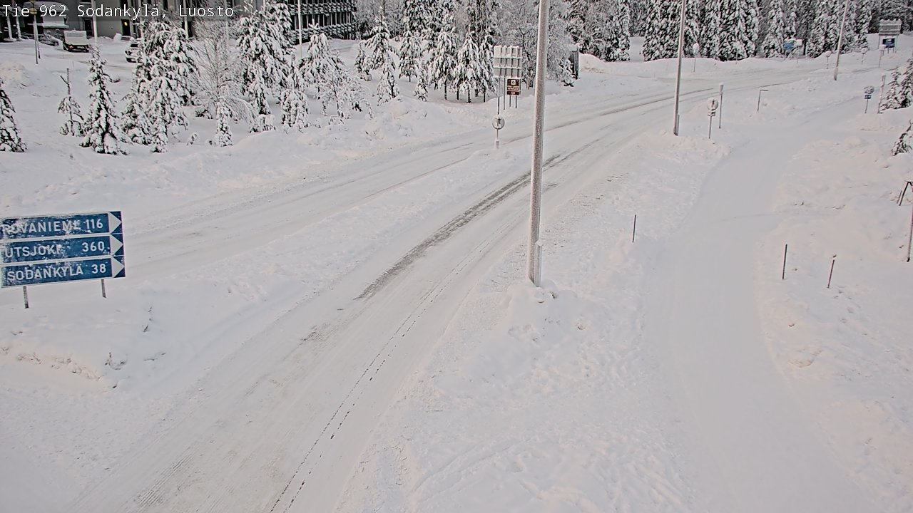 Kelikamerat Kuva Tie 962 Sodankylä, Luosto, Sodankylä, Lappi