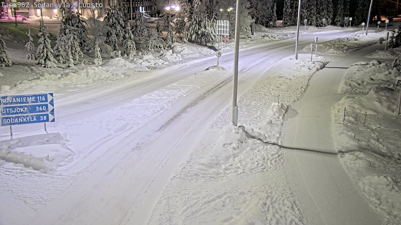 Kelikamerat Kuva Tie 962 Sodankylä, Luosto, Sodankylä, Lappi