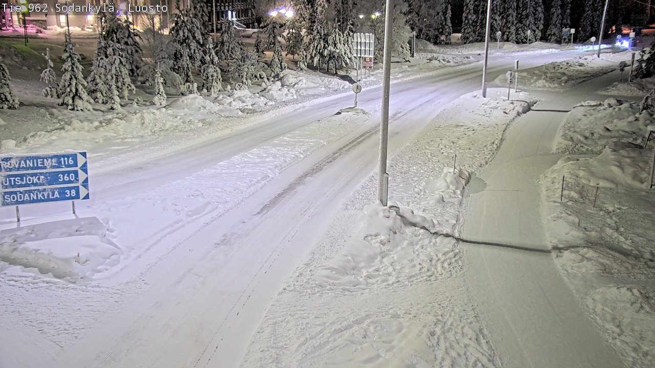 Kelikamerat Kuva Tie 962 Sodankylä, Luosto, Sodankylä, Lappi