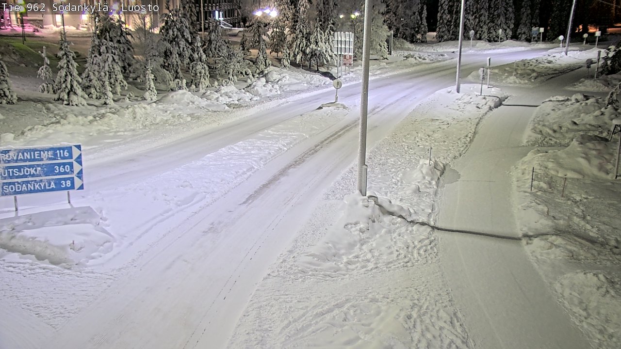 Kelikamerat Kuva Tie 962 Sodankylä, Luosto, Sodankylä, Lappi