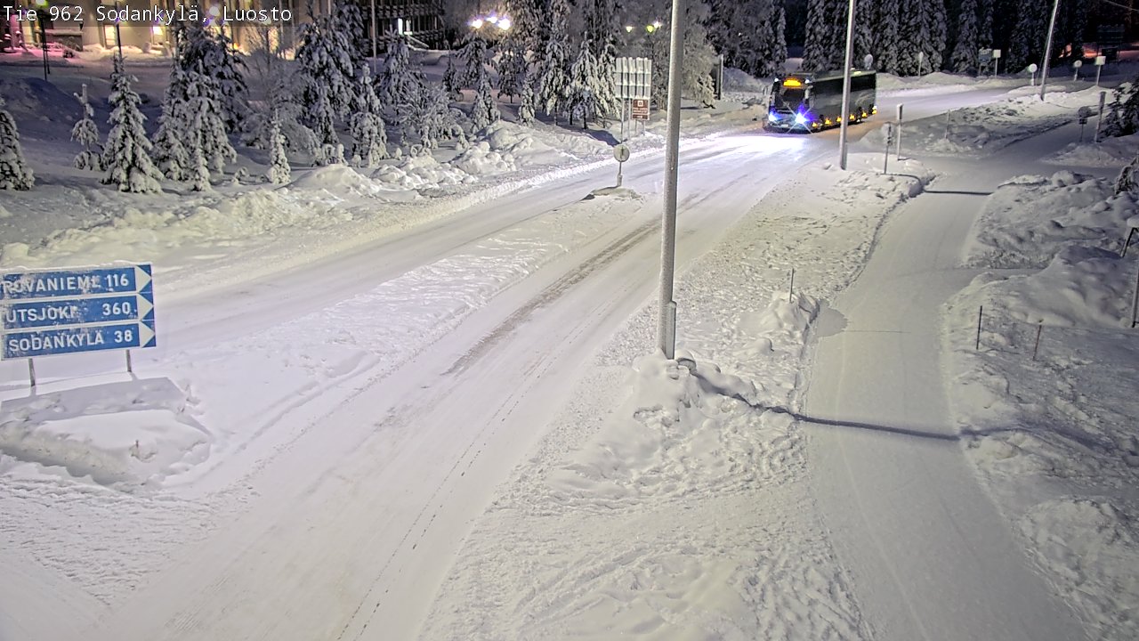 Kelikamerat Kuva Tie 962 Sodankylä, Luosto, Sodankylä, Lappi