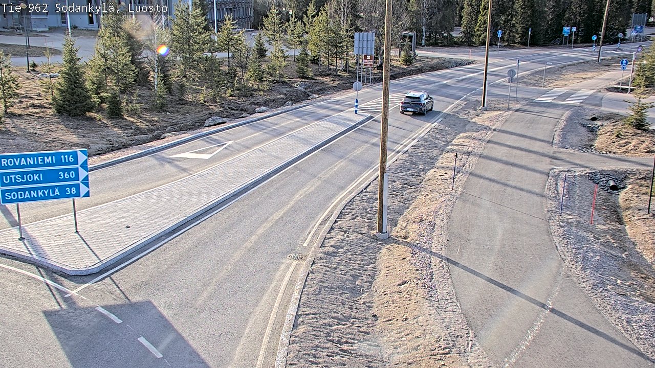Weather Camera Image Road 962 Sodankylä, Luosto, Sodankylä, Lappi