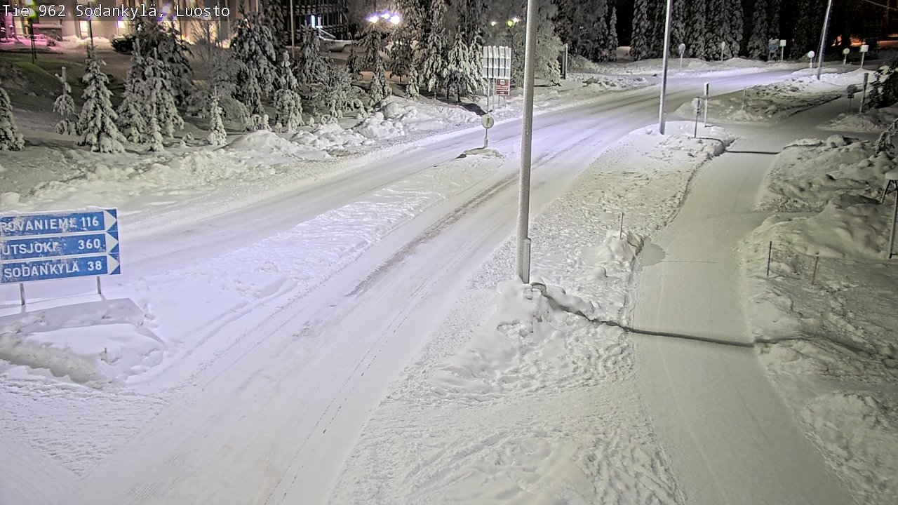 Kelikamerat Kuva Tie 962 Sodankylä, Luosto, Sodankylä, Lappi