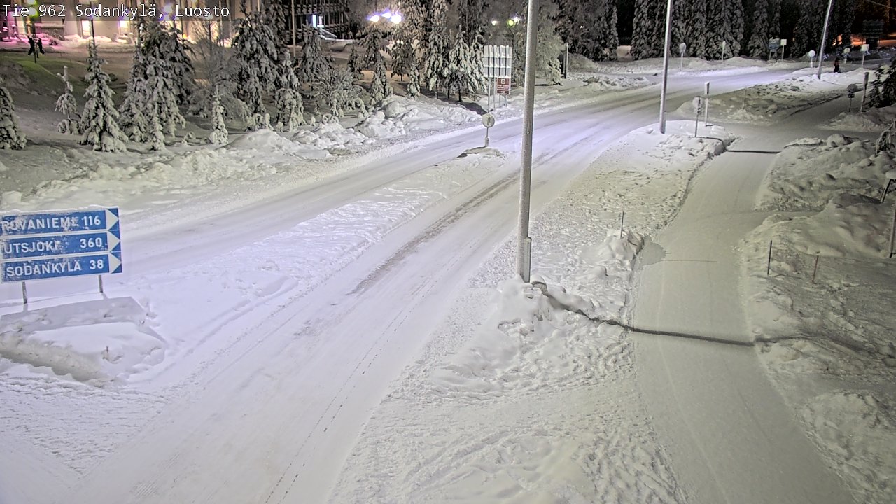 Kelikamerat Kuva Tie 962 Sodankylä, Luosto, Sodankylä, Lappi
