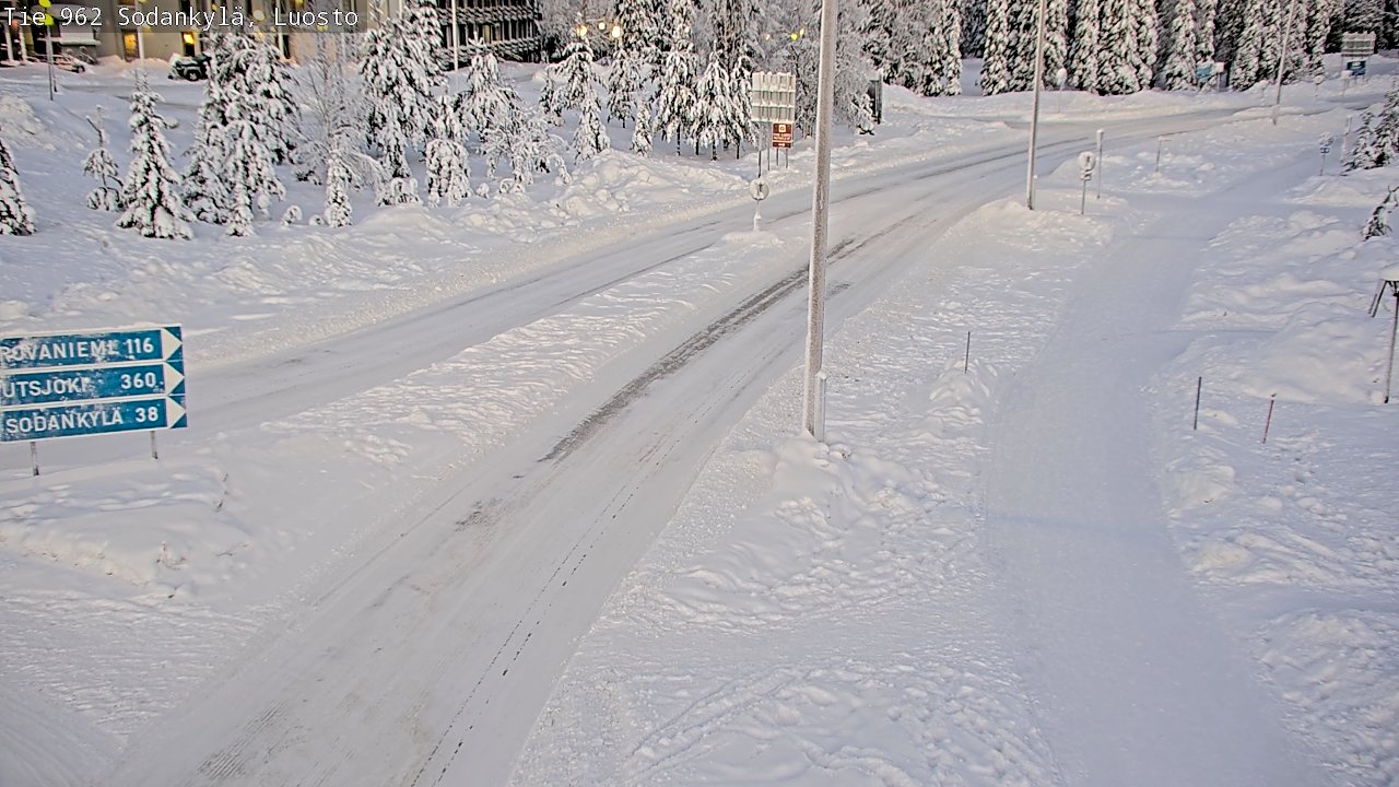 Kelikamerat Kuva Tie 962 Sodankylä, Luosto, Sodankylä, Lappi