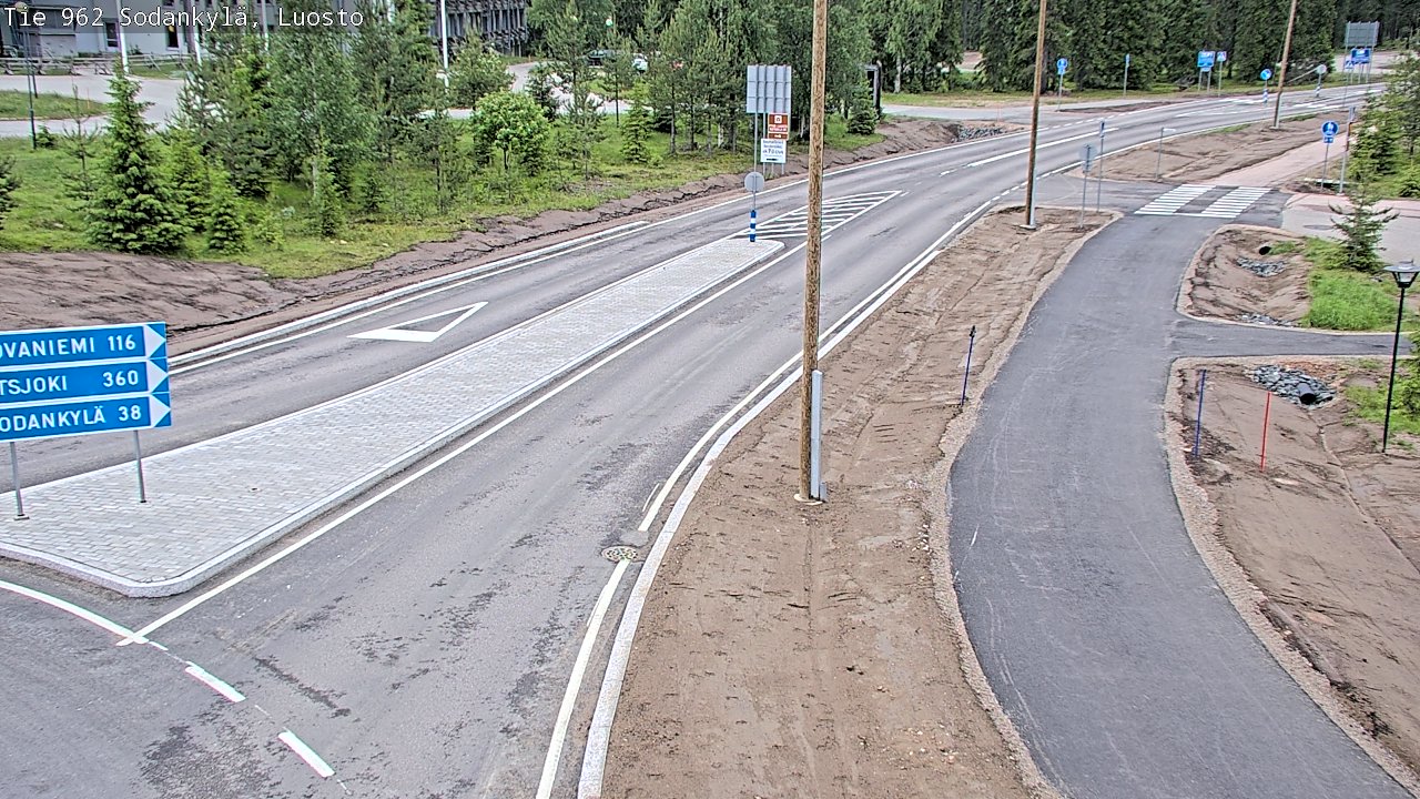 Kelikamerat Kuva Tie 962 Sodankylä, Luosto, Sodankylä, Lappi