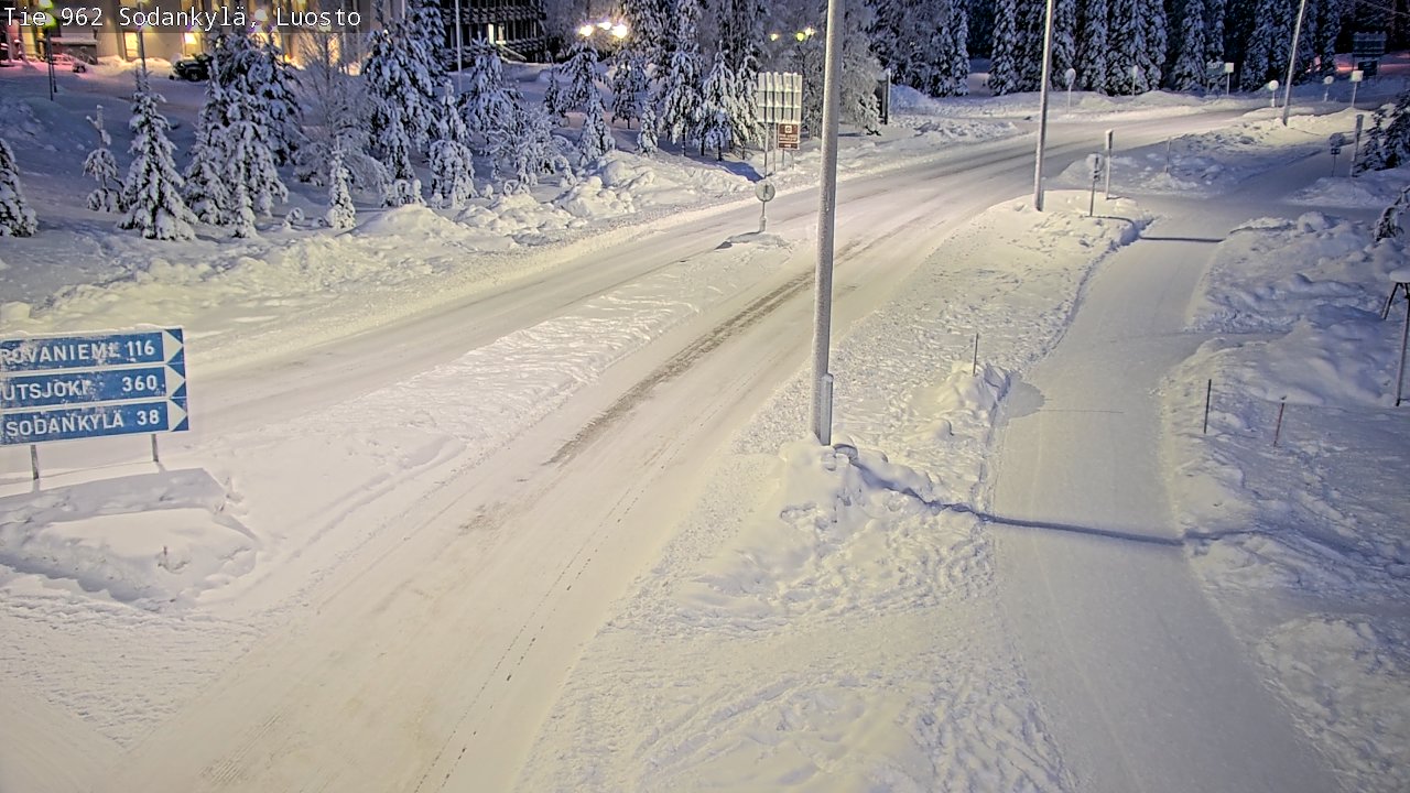 Kelikamerat Kuva Tie 962 Sodankylä, Luosto, Sodankylä, Lappi