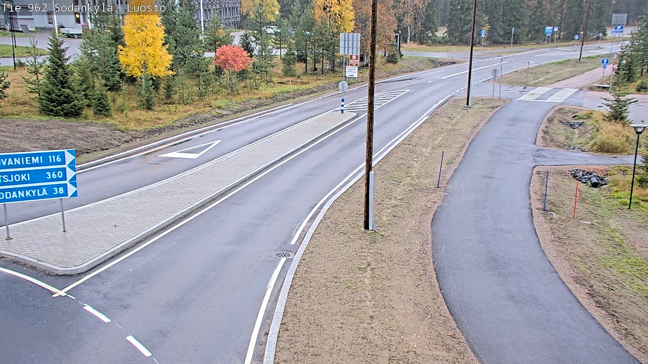 Weather Camera Image Väg 962 Sodankylä, Luosto, Sodankylä, Lappi