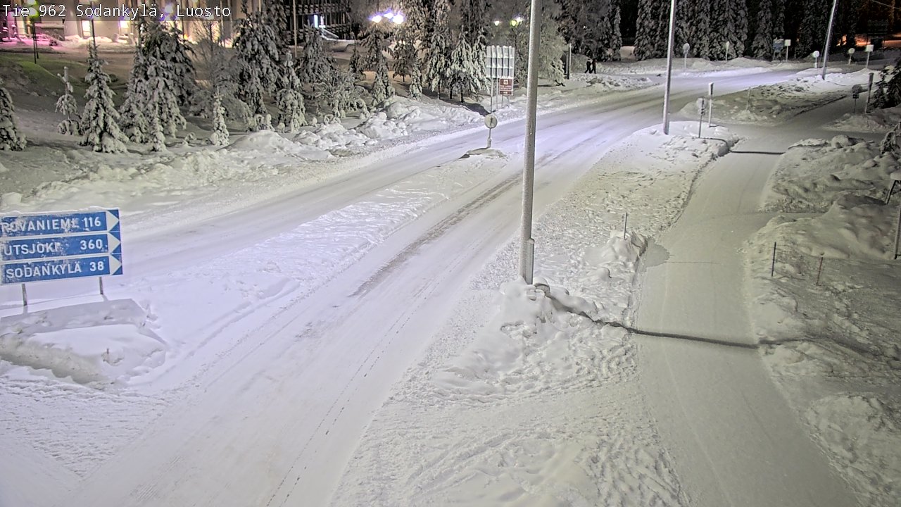 Kelikamerat Kuva Tie 962 Sodankylä, Luosto, Sodankylä, Lappi