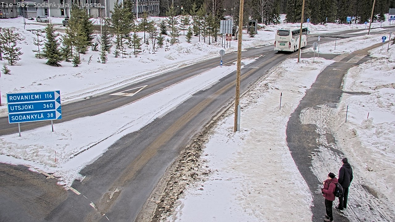 Weather Camera Image Väg 962 Sodankylä, Luosto, Sodankylä, Lappi