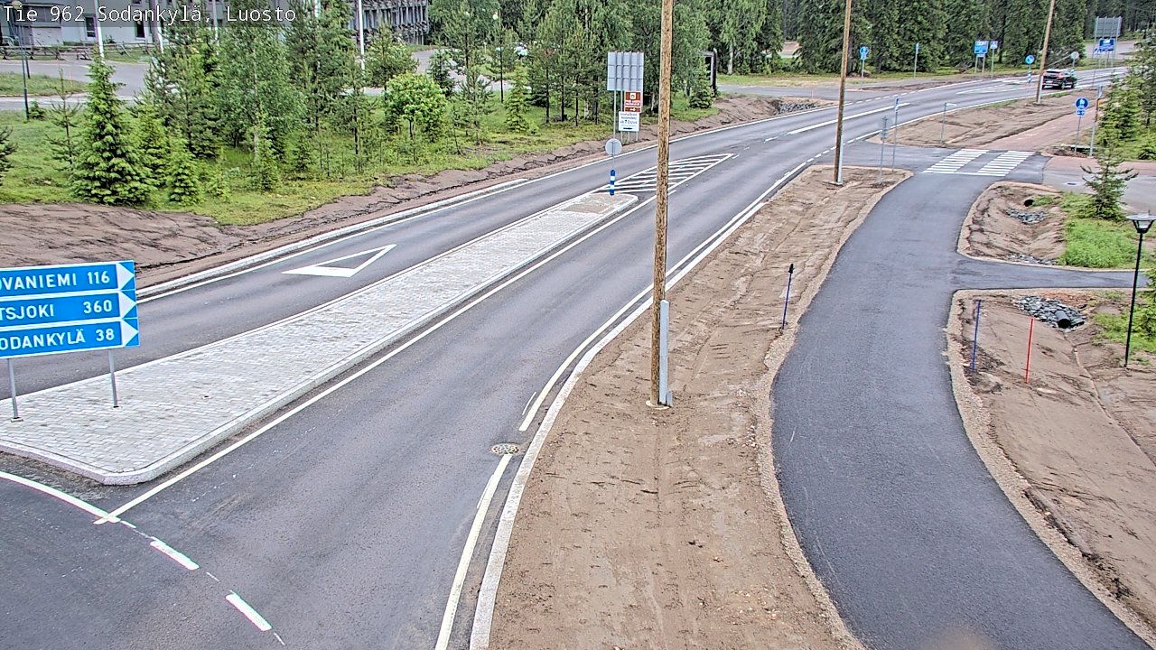 Kelikamerat Kuva Tie 962 Sodankylä, Luosto, Sodankylä, Lappi