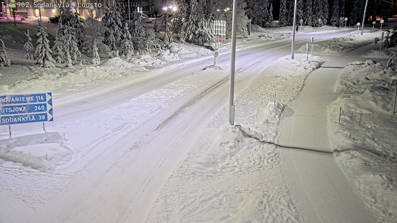 Kelikamerat Kuva Tie 962 Sodankylä, Luosto, Sodankylä, Lappi