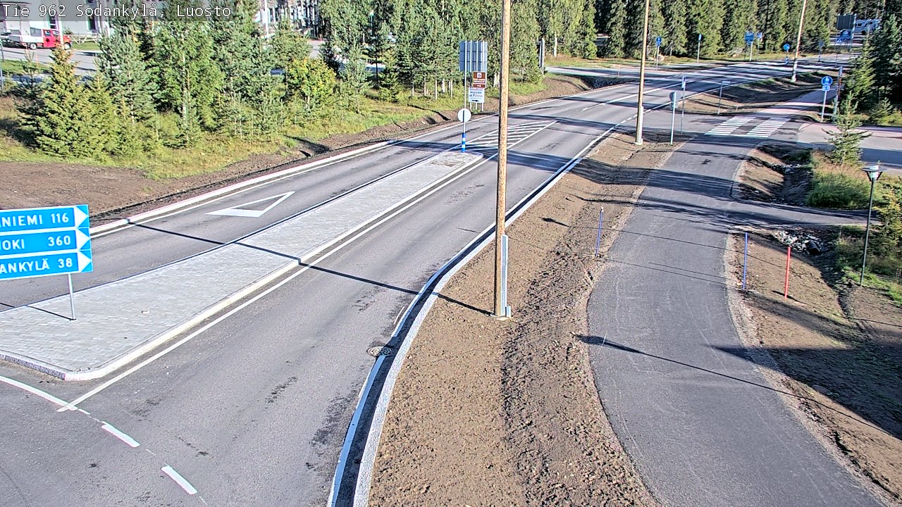 Weather Camera Image Väg 962 Sodankylä, Luosto, Sodankylä, Lappi