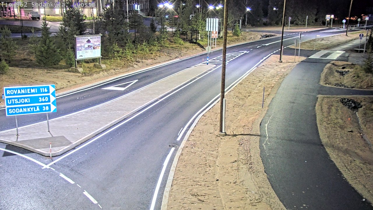 Kelikamerat Kuva Tie 962 Sodankylä, Luosto, Sodankylä, Lappi