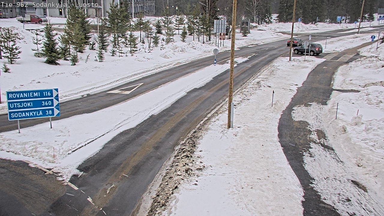 Weather Camera Image Road 962 Sodankylä, Luosto, Sodankylä, Lappi