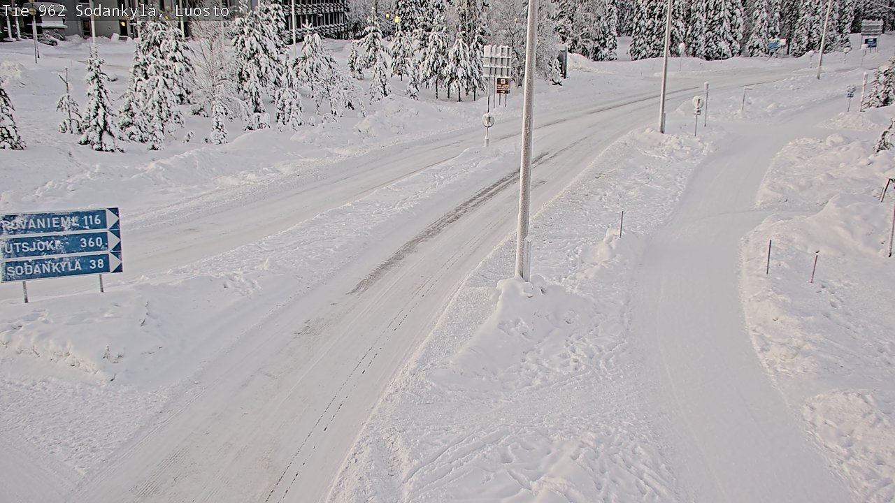 Kelikamerat Kuva Tie 962 Sodankylä, Luosto, Sodankylä, Lappi