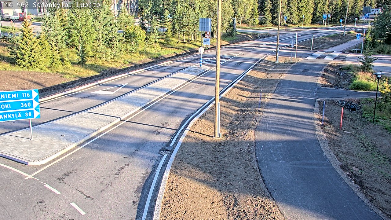 Weather Camera Image Väg 962 Sodankylä, Luosto, Sodankylä, Lappi